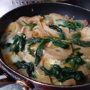 車麩の卵とじ丼